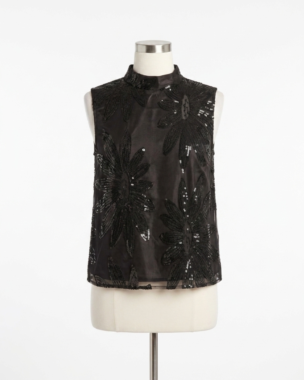 NEW FRANCES VALENTINE diplomat top in black